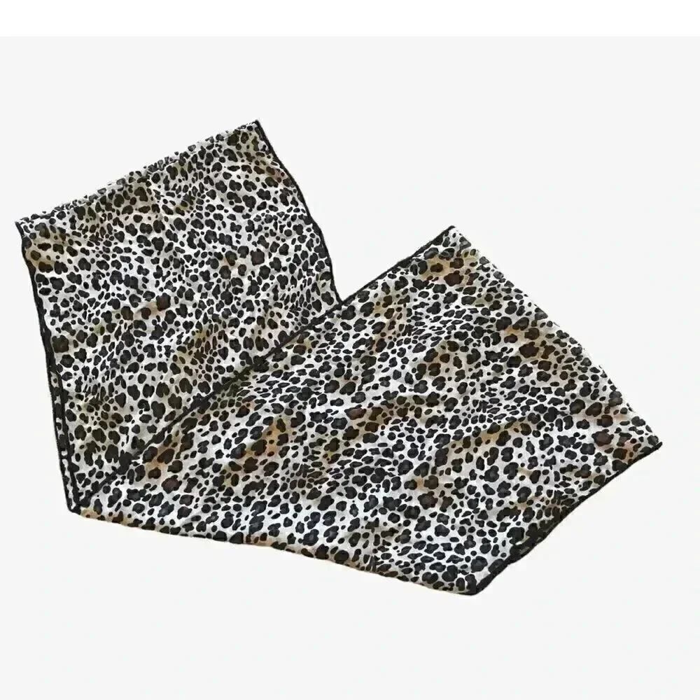 Leopard Print Infinity Soft Bohemian Womens Scarf